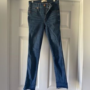 Madewell 9” high rise skinny Jean size 24